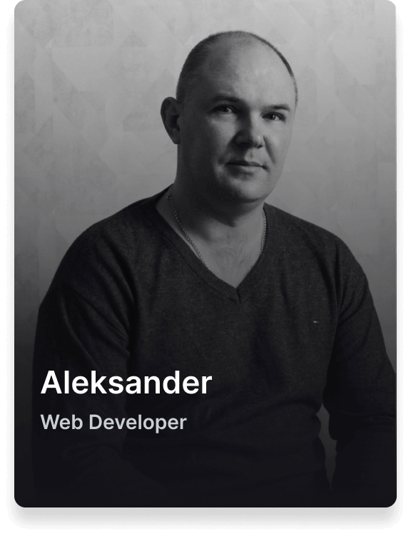 Aleksander Web Developer