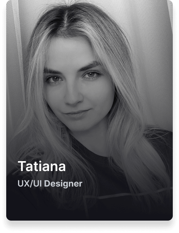 Tatiana Grib UX/UI Designer